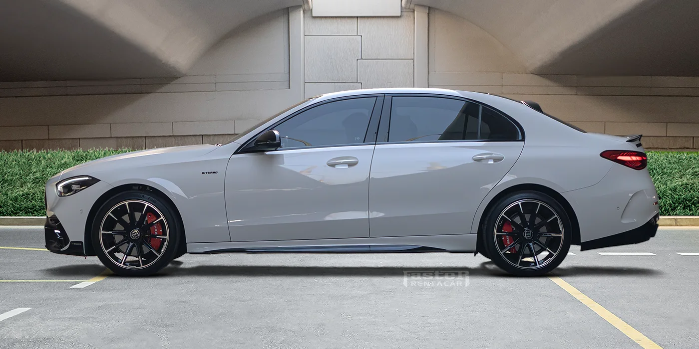 Mercedes C260 L Side View